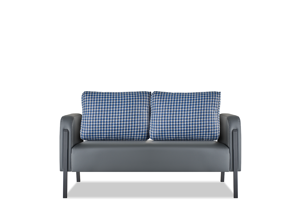 Logo İkili Ofis Kanepesi - Ofis mobilyası - Ofis mobilyaları