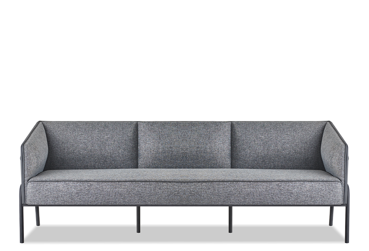 Lyon Üçlü Ofis Kanepesi - Ofis mobilyası - Ofis mobilyaları